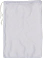 Champion Sports Mesh Equipment Bag – Heavy-Duty Nylon Drawstring Bag with Lock & ID Tag, Breathable Storage Sack for Balls, Swim Gear, Laundry & Toys, Multiple Sizes & Colors