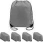 BeeGreen Drawstring Backpack Bags 20,30,50 Packs Reflective String Bags for Gym Sport Trip Cinch Sack DIY for Women Men