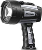 Durapower Rechargeable Spotlight, 1000LM IP68 Waterproof Super Bright Handheld Spotlight, 434m Range LED Portable Spot Flashlight for Marine Boat Hunting Camping (1000LM) (Grey)