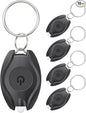 Uniclife 10 Pack LED Keychain Flashlight Mini LED Keychain Light 14 Lumen Portable Ultra Bright Battery Powered Key Ring Torch for Outdoor Camping Party Hiking and Emergency Lighting