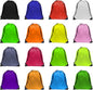 GoodtoU Drawstring Backpacks, Drawstring Bags Bulk Nylon Backpack Drawstring Gym Bag for Sport, Traveling, Team (16 Colors, 16Pcs)