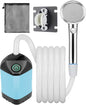 B013 Portable Camping Shower, 7800mAh Rechargeable Electric Shower Pump with Adjustable Water Shower for Home, Outdoor Hiking, Travel