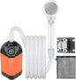 B013 Portable Camping Shower - Stay Clean and Refreshed Anywhere with Our Camp Shower, Camping Shower Bag, and Outdoor Camping Shower for Your Next Adventure (Orange)