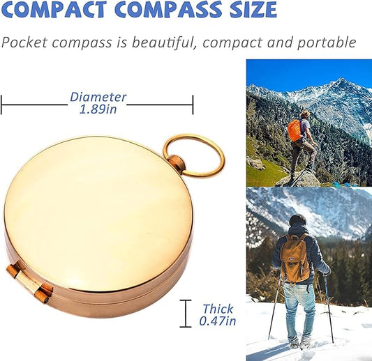 Posinly Advanced Orienteering Compass - Survival Whistle, Map Reading Field Compass for Camping, Hiking & Navigation, Great for Kids