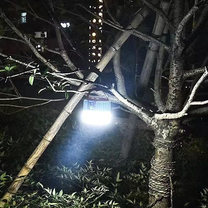 Outdoor LED Tent Lights Camping Lights Outdoor Lights Emergency USB Charging Camp Lights Perfect Lantern Flashlight (Solar Camping lamp)
