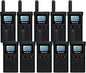 Retevis RB28 Walkie Talkie, Portable Two Way Radio, USB-C Walkie Talkies Rechargeable, Large LCD Screen, 1500mAh Battery, NOAA Weather Alert, for School Dental Church Restaurant Retail (10 Pack)