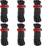 Azarxis Reflective Tent Guide Rope Lightweight Guy Line Cord with Aluminum Adjuster Guyline Tent Cord Tensioner for Camping Hiking Backpacking - Essential Survival Gear 13 Feet
