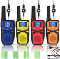 Adult Walkie Talkies Long Range Rechargeable Portable Two-Way Walkie Talkie, Camping Gear, SOS Sirens, NOAA Weather Alarms, Kid's Toys, Easy-to-Use Rechargeable Walkie Talkies,4 Packs