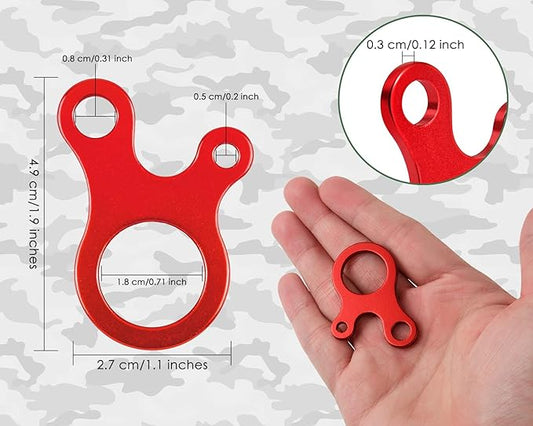 DS. DISTINCTIVE STYLE Aluminum Guyline Tensioner 20 Pieces Rope Tensioner for Outdoor Tent Camping Accessories