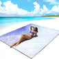 AISPARKY Beach Blanket Waterproof Sandproof, Oversized Large Beach Mat 79" X 83"/120"x108" for 1-8 Adults, Quick Drying&Compact&Lightweight, Picnic Mat Vacation Essentials for Beach Camping Travel