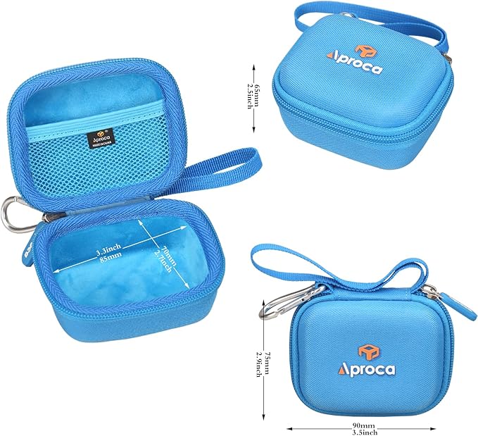 Aproca Blue Portable Hard Storage Case, for Black Diamond Equipment Spot 400 / Storm 400 / Spot 400-R/Storm 500-R Headlamp