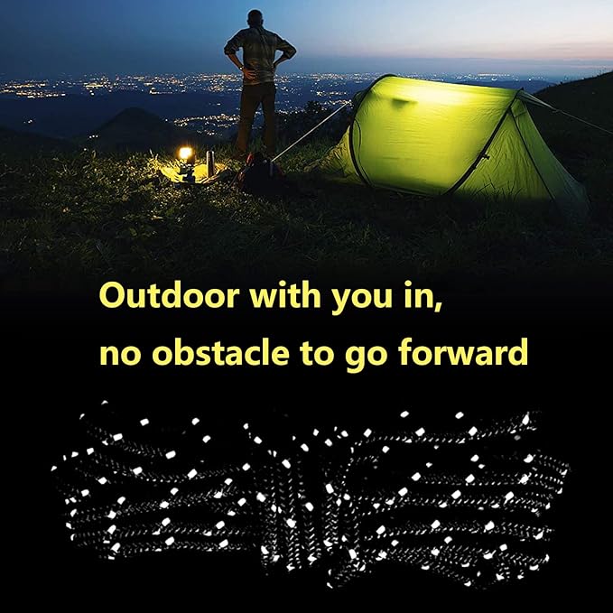 6 Pack 4mm Outdoor Guy Lines Tent Cords Reflective Canopy Wind Rope Lightweight Camping Rope with Aluminum Guylines Adjuster for Tent Tarp, Canopy Shelter, Camping, Hiking, (Bright Green)
