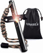 YUNFIRE Fire Starter-5" x 1/2" Thick Ferro Rod with Multi-Tool Striker & Type 550 Paracord, 25,000+ Strikes, Drilled Flint Fire Steel for Emergency Survival, Camping, Hiking