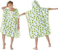 YINHANG Kids Changing Poncho Swim Robe for Girls Boys, Quick Dry Microfiber Hooded Beach Bath Towel Pool Surf Poncho for Swimming, Surfing, Travelling, Camping