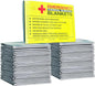 Rawyer (50 Pack) Emergency Thermal Survival Blankets, Mylar Blankets for Outdoor, Camping, Hiking, Survival in Harsh Weather, Large Silver Thermal Sheets, Heavy Duty Survival Gear (50, 84x52)