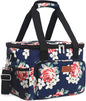 Femuar Lunch Bags for Women/Men, Insulated Lunch Bag for Work Office Picnic - Large Lunch Cooler Bag Leakproof Lunch Box with Adjustable Shoulder Strap for Adults - Floral(15L)