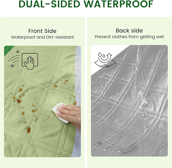 Picnic Blankets,80''x80'' Extra Large Picnic Blankets,Outdoor Picnic Blankets Waterproof Foldable for 6 to 8 Adults,Picnic Mat for Camping Beach Grass Lawn Park