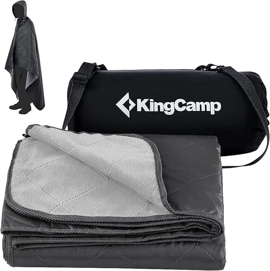 KingCamp Outdoor Blanket Waterproof Camping Blanket Beach Blanket Sandproof Beach Mat Stadium Blanket Travel Blanket Portable Picnic Blanket for Park Grass Concert Sports