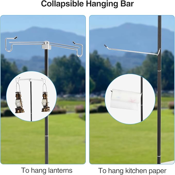 REDCAMP Collapsible Lantern Stand for Camping