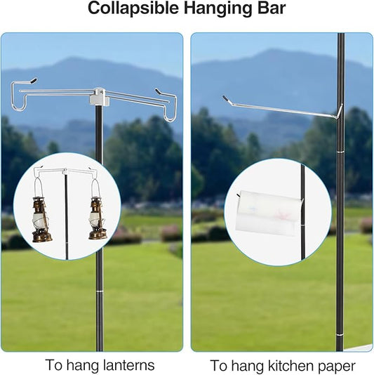 REDCAMP Collapsible Lantern Stand for Camping