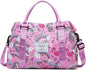 Travel Duffle Bag Weekender Overnight Bag Gym Tote with Dry and Wet Separated Pocket for Women Girls Shoulder Workout Duffel Bag Water Resistant (rainbow unicorn)
