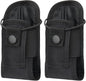 BAOFENG Tactical Pouch Walkie Talkie Bag Molle Radio Pouch Portable Radio Case Outdoor Hunting Nylon Case Holster Pouch Bag UV-5R UV-17 UV-21 Kenwood Two Way Radio(2Pack)