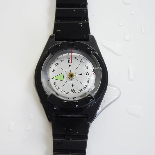Wrist Compass - Waterproof Pocket Compass for Hiking, Camping, Outdoor