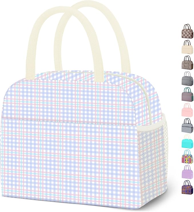 Lunch Bag Women, Lunch Box for Women Men Reusable Insulated Lunch Tote Bag, Handbags Case High Capacity for Travel Work Picnic