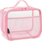 FlowFly Kids Lunch box Insulated Soft Bag Mini Cooler Back to School Thermal Meal Tote Kit for Girls, Boys,ClearPink