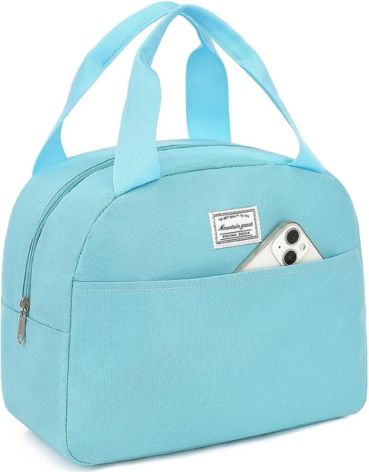 lunch bag women & men, Reusable Insulated Cooler Lunch Box Adult Water Resistant Lunch tote bag for Work Picnic Beach or Travel