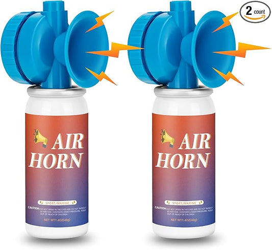 Air Horns, Air Horn Can for Safety Loud Marine Air Horns Can 1.4OZ Mini Small Handheld Air Horn for Boat Air Horns for Sporting Events Emergency Use Camping Hiking Outdoor