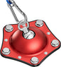 Dog Tie Out Stake, 360°Swivel Dog Run-No Cable, Heavy Dog Stake for Yard, Rust Proof Dog Runner Can Hold Up to 150 LBS Dogs for Park,Camping, Suitable for Any Dog Tie Out Cable(Red)