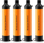 Membrane Solutions Straw Water Filter S1, NSF/ANSI 42&372&401 certificated, Survival Filtration Portable Gear, Emergency Preparedness, Supply for Drinking Hiking Camping Team Family Outing