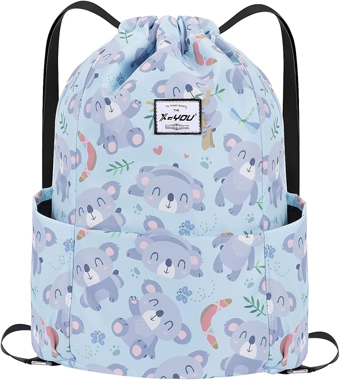 XEYOU Drawstring Sports Backpack Lightweight Gym Yoga Sackpack Shoulder Rucksack Casual Outdoor Daypack for Women and Men