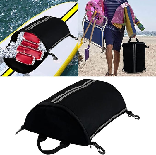 Youngy Waterproof Oxford Cloth Deck Pouch - Canoe Kayak Dry Bag With Snap Hooks For Surfing Water Sports