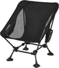 ATEPA Backpacking Chair, Ultralight Folding Portable Small Camping Chairs for Adults Compact Foldable Beach Seat with Anti-Sinking Feet & Aluminum Frame for Outdoor Hiking Travel Fishing