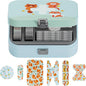 Cupkin Adhesive Bandages for Toddlers and Big Kids, Heal in Style with Fun, Colorful Designs Perfect for Boys and Girls, Comes in Reusable Cute First Aid Kit Metal Tin, Wild Animals, 152 Count