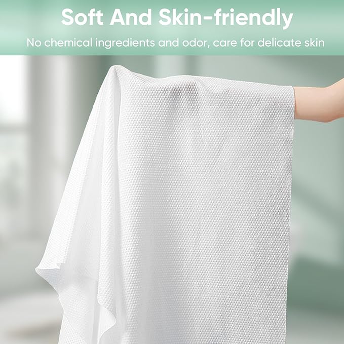 Disposable Compressed Towel Pure Cotton 23in×39in Applicable Tofor Swimming Hotel Camping Sports Hiking Beach Vacation Outdoor（10PCS）