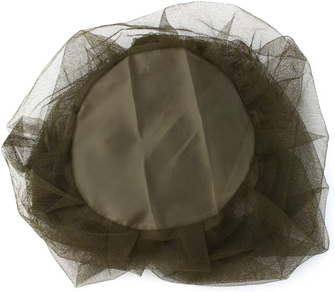 BORDSTRACT Mosquito Head Net Mesh, Mosquito Netting, Preventing Bugs Gnats Midges Biting, Face Neck Screen Net for Camping Fishing Hiking Outdoor Activities