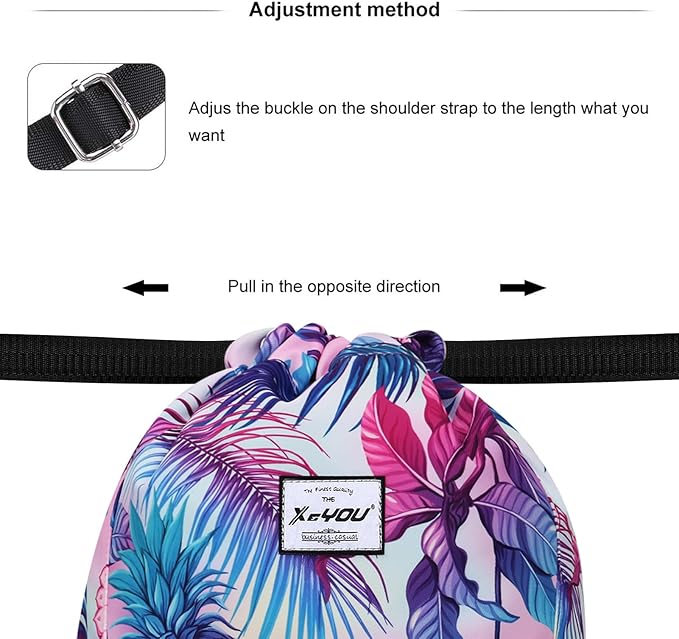 XEYOU Drawstring Sports Backpack Lightweight Gym Yoga Sackpack Shoulder Rucksack Casual Outdoor Daypack for Women and Men