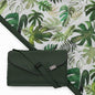 Little Unicorn Outdoor Family Picnic & Beach Blanket, Water-Resistant, Compact Fold, XL Size, 5 x 10 feet, (Tropical Leaf)