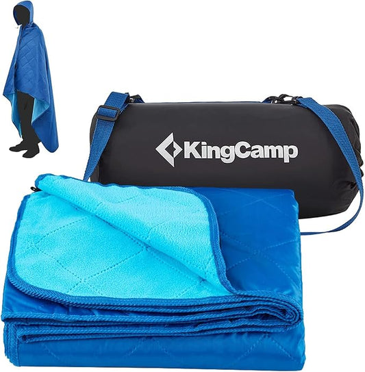 KingCamp Outdoor Blanket Waterproof Camping Blanket Beach Blanket Sandproof Beach Mat Stadium Blanket Travel Blanket Portable Picnic Blanket for Park Grass Concert Sports