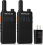 Retevis B3H Portable FRS Two-Way Radios,New Version of RT22(3.0),Rechargeable Walkie Talkies for Adults,Channel Display,Fashion Ultra-Thin, Handsfree 2 Way Radios for Camping Hiking Hunting(2 Pack)