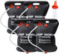 DkOvn Solar Shower Bag, 1/2/4 Pack 5 Gallons/20L Camping Shower Bag, Portable Shower Bag with Removable Hose and On-Off Switchable Shower Head for Camping Beach Swimming Outdoor Traveling