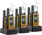 DEWALT DXFRS300 1 Watt Heavy Duty Walkie Talkies with Headsets - Waterproof, Shock Resistant, Long Range & Rechargeable Two-Way Radio with VOX (6 Pack)