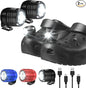 2 Original Headlights for Crocs, Adjustable Croc Light for Shoes, Flashlights Accesories for Crocs Kids Adults Sandals, Clip on Clog, Headlamps Shoes Decorations for Crocs