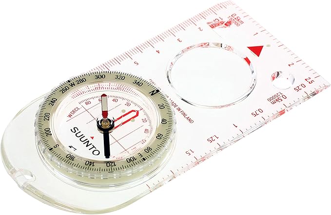 SUUNTO A-30 Compass: Compact, hiking compass with luminous markings in low light