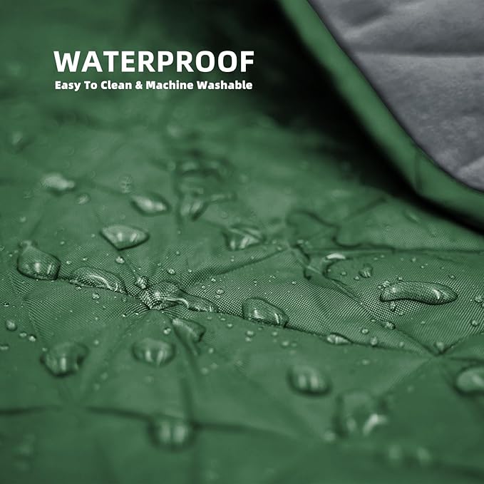 Outdoor Waterproof Blanket, Foldable Fleece Stadium Blanket for Outdoor Sports Event,Camping,Concerts, Car,Pet,Picnics -Windproof, Wearable,Machine Washable 80"x58"