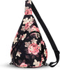 HUA ANGEL Crossbody Sling Bag for Men & Women Lightweight Waterproof Chest Shoulder Bag for Travel Hiking & Everyday Use