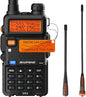 BAOFENG Ham Radio Handheld Tri-Band 5RX Upgraded of UV-5R Long Range Walkie Talkies for Adults Portable Two Way Radio for Camping, Hiking, Trip, Frequency Copy, AirBand, Chirp Compatible